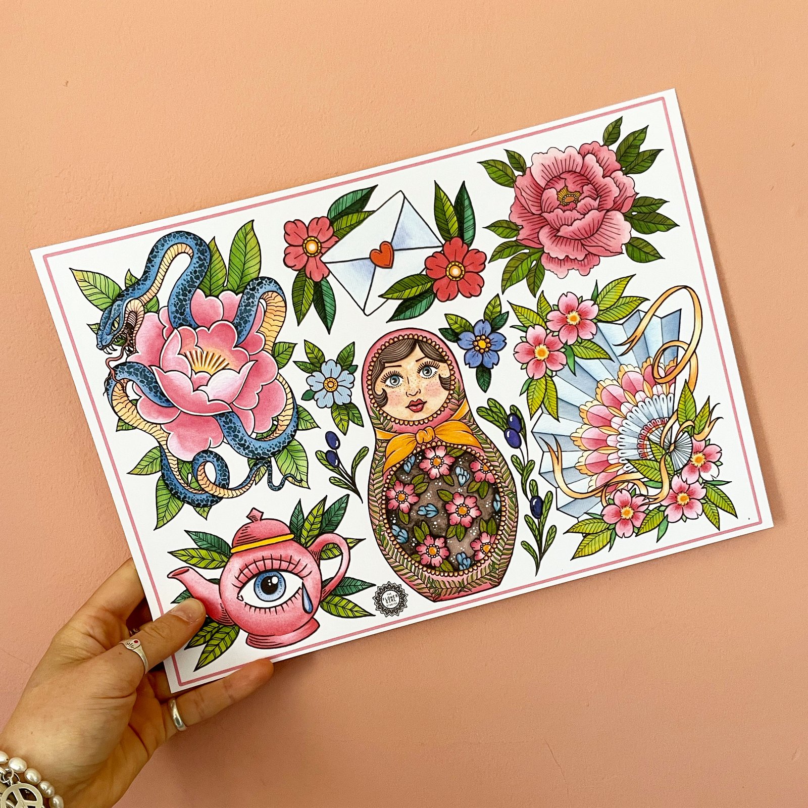 Tattoo Flash Sheet Number 1